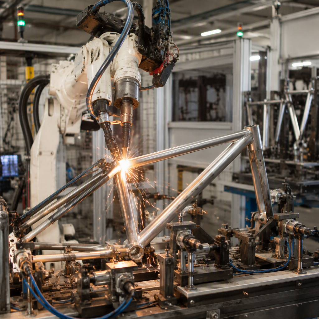 E-bike assembly line with torque-controlled workstations